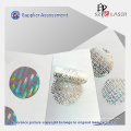 Autenticación óptica coloridas pegatinas de holograma sello en Stock
